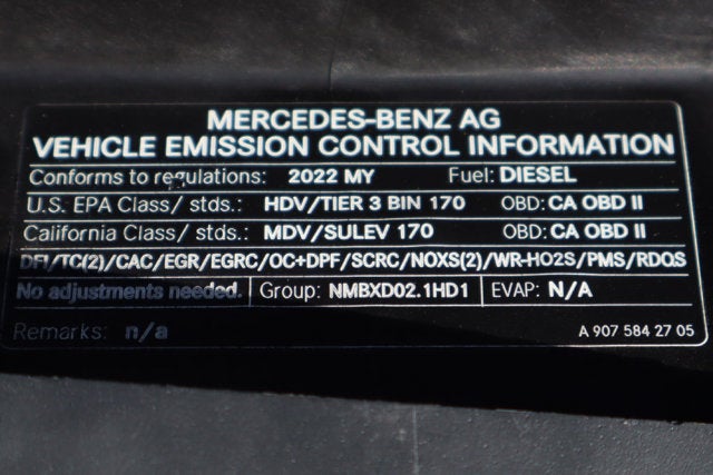 2022 Mercedes-Benz Sprinter 2500 Cargo 144 WB
