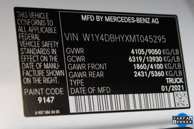 2021 Mercedes-Benz Sprinter 2500 Cargo 144 WB