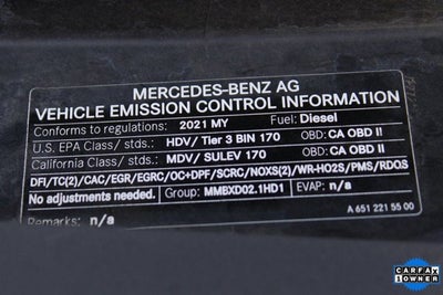 2021 Mercedes-Benz Sprinter 2500 Cargo 144 WB