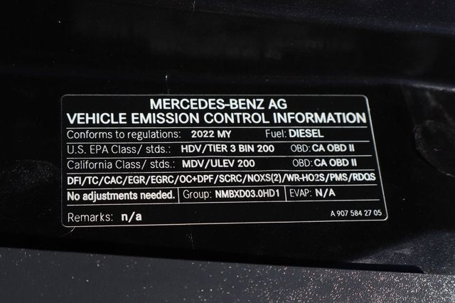 2022 Mercedes-Benz Sprinter 2500 Cargo 144 WB