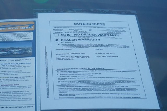 2021 Mercedes-Benz Sprinter 2500 Cargo 144 WB