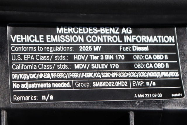 2025 Mercedes-Benz Sprinter 2500 Cargo 144 WB