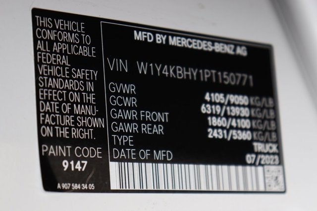 2023 Mercedes-Benz Sprinter Cargo Van Cargo 144 WB