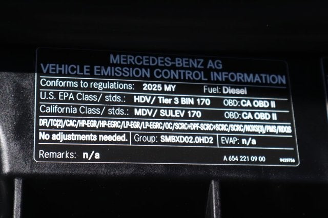 2025 Mercedes-Benz Sprinter 2500 Cargo 144 WB