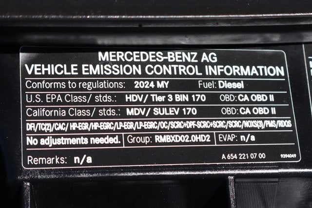 2024 Mercedes-Benz Sprinter 2500 Cargo 170 WB