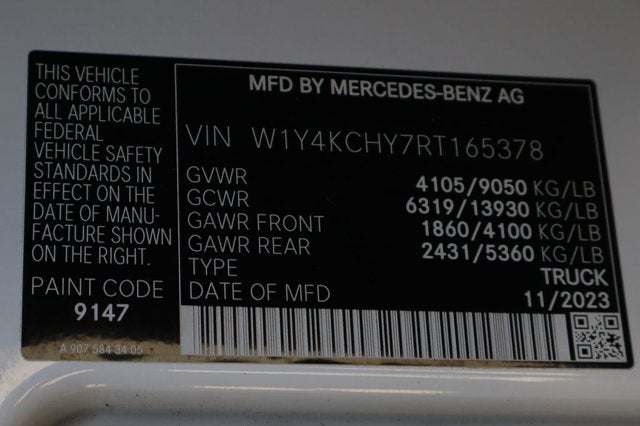 2024 Mercedes-Benz Sprinter 2500 Cargo 170 WB