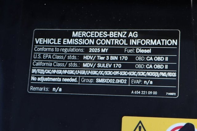 2025 Mercedes-Benz Sprinter 2500 Cargo 170 WB