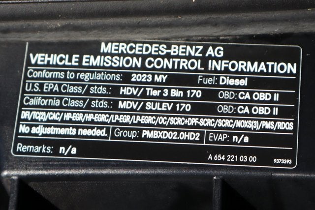 2023 Mercedes-Benz Sprinter 2500 Cargo 170 WB