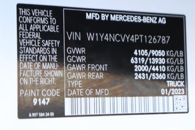 2023 Mercedes-Benz Sprinter 2500 Cargo 170 WB