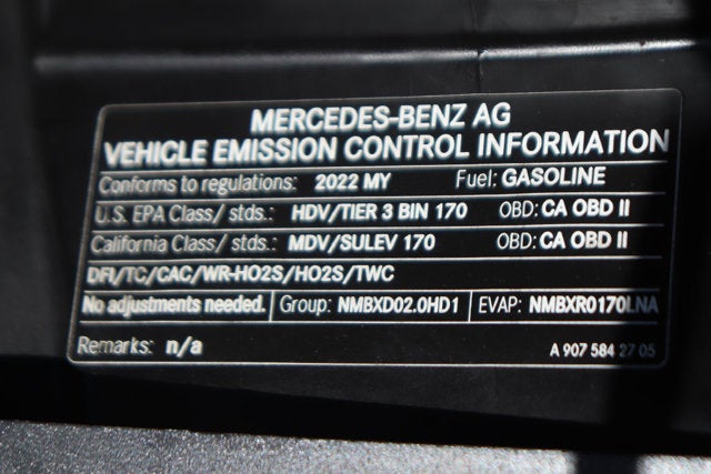 2022 Mercedes-Benz Sprinter 1500 Cargo Van 144 in. WB