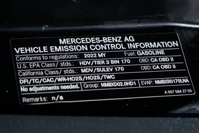 2022 Mercedes-Benz Sprinter 1500 Cargo Van 144 in. WB