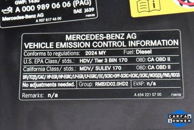 2024 Mercedes-Benz Sprinter 2500 Passenger 144 WB