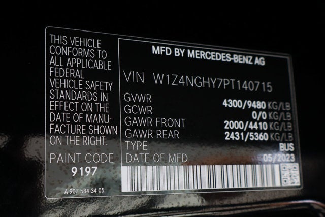 2023 Mercedes-Benz Sprinter 2500 Passenger 170 WB