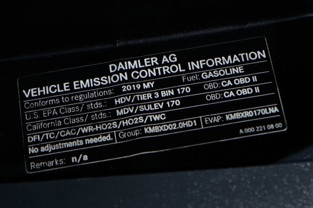 2019 Mercedes-Benz Sprinter 1500 Cargo Van 144 in. WB