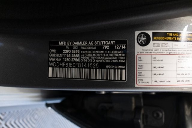 2015 Mercedes-Benz E-Class E 350