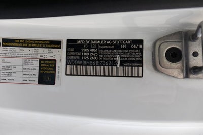 2018 Mercedes-Benz C-Class C 63 S AMG®