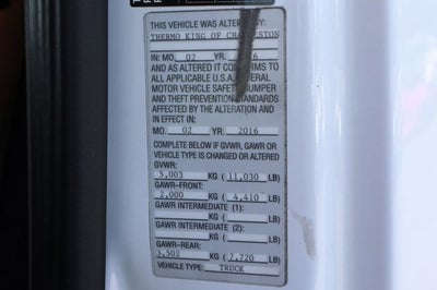 2016 Freightliner Sprinter 3500 High Roof