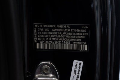 2017 Porsche 911 Carrera S