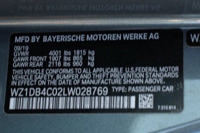 2020 Toyota Supra 3.0